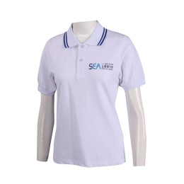 P1036 製作白色印花logo Polo恤 香港大學 企業研究院 Polo恤製衣廠    白色 P1036 製作白色印花logo Polo恤 香港大學 企業研究院 Polo恤製衣廠    白色